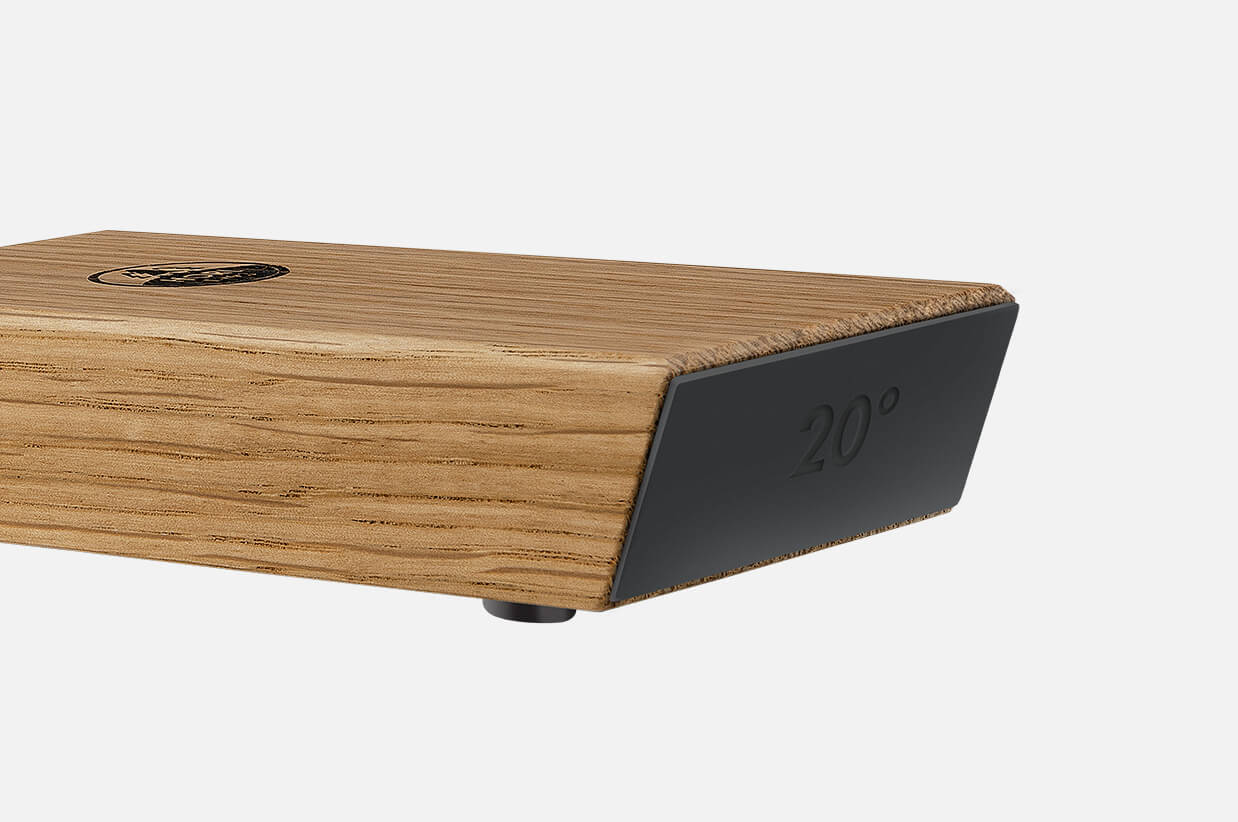 horl2-oak-20 20° SCHLEIFWINKEL FÜR STABILE SCHÄRFE