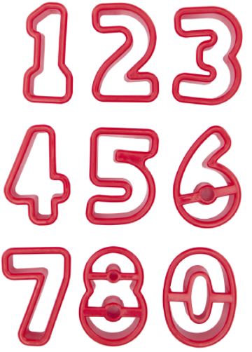 Image of Ausstecher-Set Zahlen