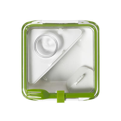 Image of Box Appetit Lunchbox - grün / weiss