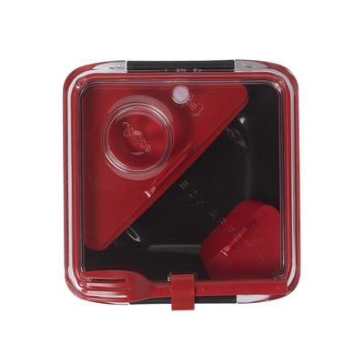 Image of Box Appetit Lunchbox - schwarz / rot