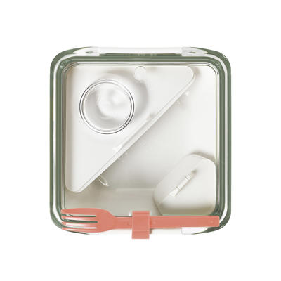 Image of Box Appetit Lunchbox - olive / weiss