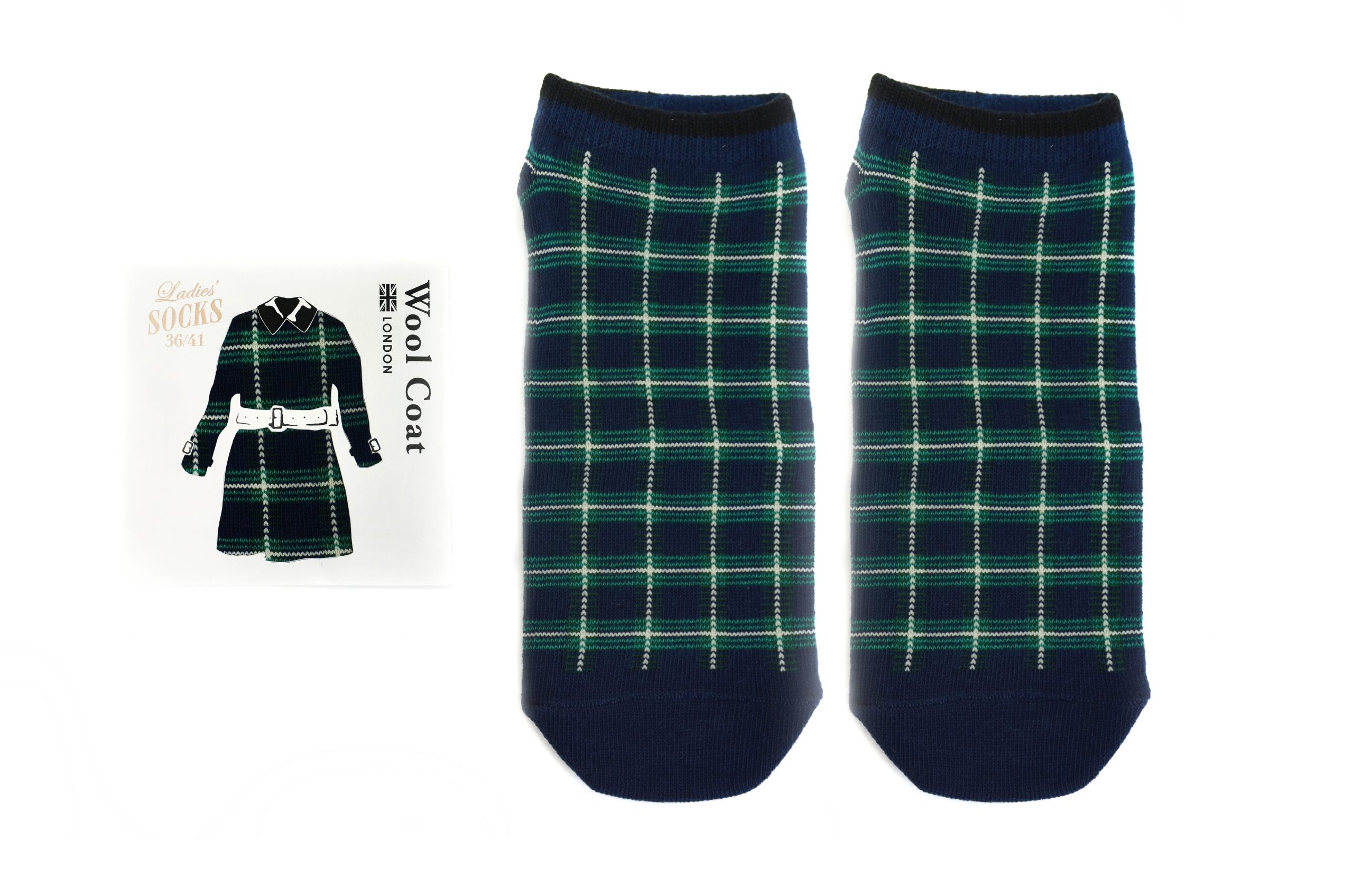 Image of Sukeno Ladies's Socks Wool Coat green