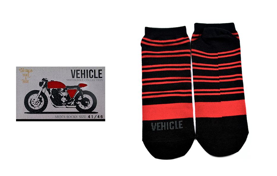 Image of Sukeno Men's Socks Vehicle Motorbike