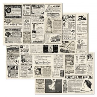 Papiertischset Newspaper