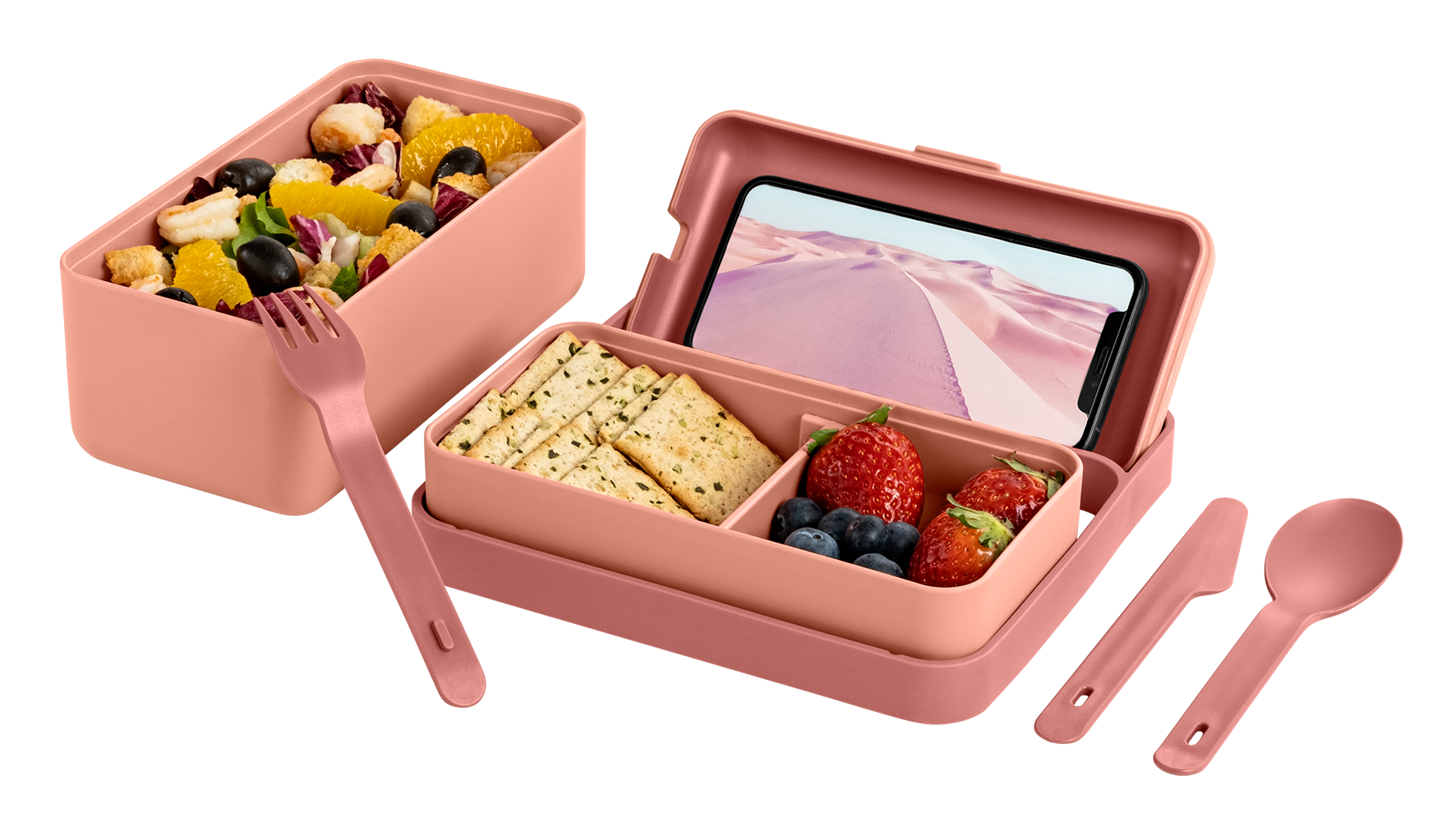 Lunchbox M rosa – Bild 5