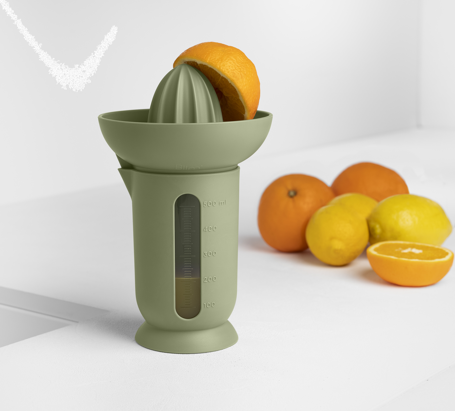 Zitruspresse 2-Teilig grün – Bild 4