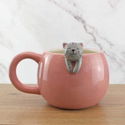 Kaffee- und Teebecher Katze – Bild 2