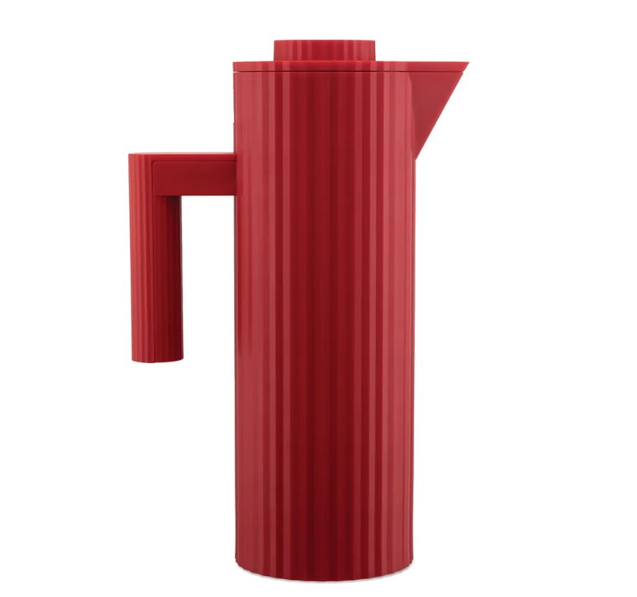 Plissé Isolierkanne rot
