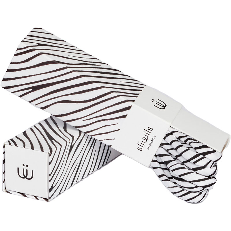 Schuhbändel SAVAGE zebra