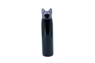 Trinkflasche SUPER CAT schwarz