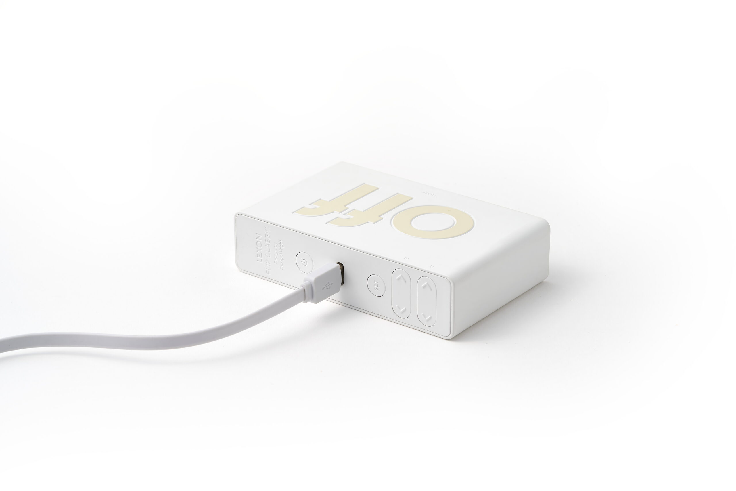 Wecker FLIP CLASSIC weiss – Bild 4