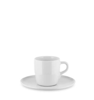 "Itsumo" Mokkatasse mit Untertasse weiss