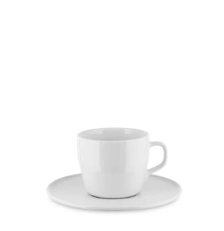 "Itsumo" Kaffeetasse mit Untertasse weiss