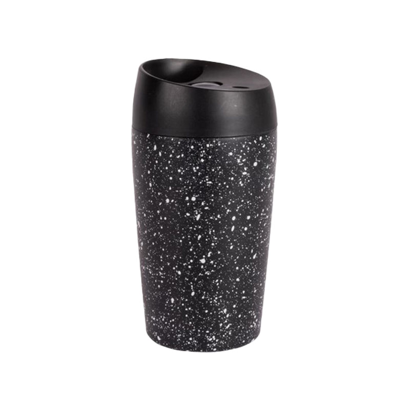 Travel Mug LOKE schwarz/weiss