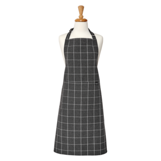 Küchenschürze Eco Check grau