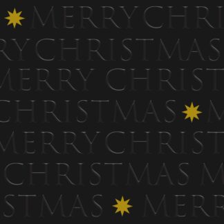 Servietten Christmas Letters black