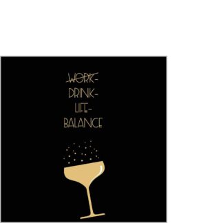 Cocktailservietten Drink-Life-Balance