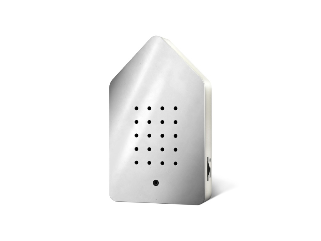 BIRDYBOX stainless steel / white