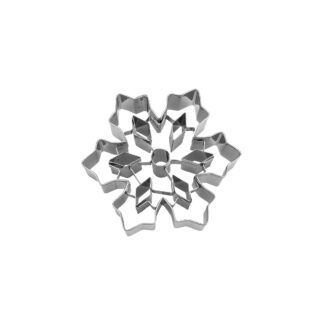 Ausstecher Eiskristall mit Ausstanzungen