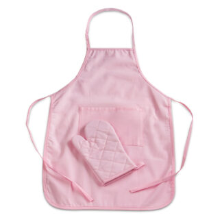 Kinderschürzen-Set rosa