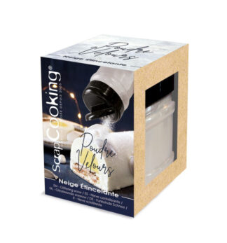 Schneepulver samtig glitzernd
