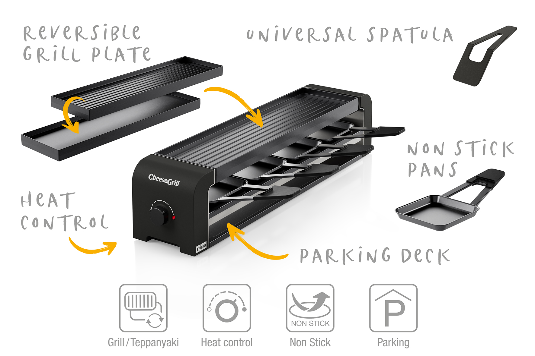 CheeseGrill 4 - schwarz – Bild 4