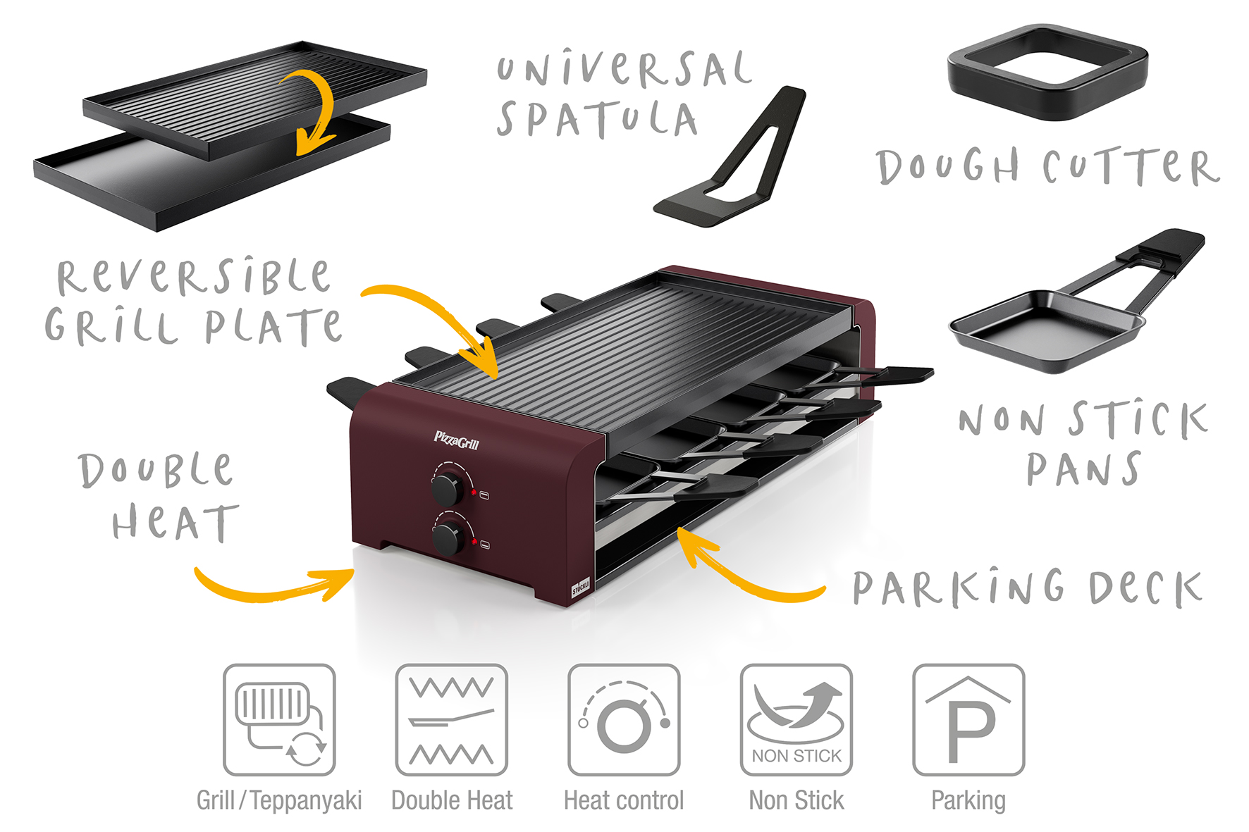 PizzaGrill 8 - bordeaux – Bild 4