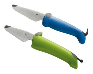 Kindermesser-Set grün/blau