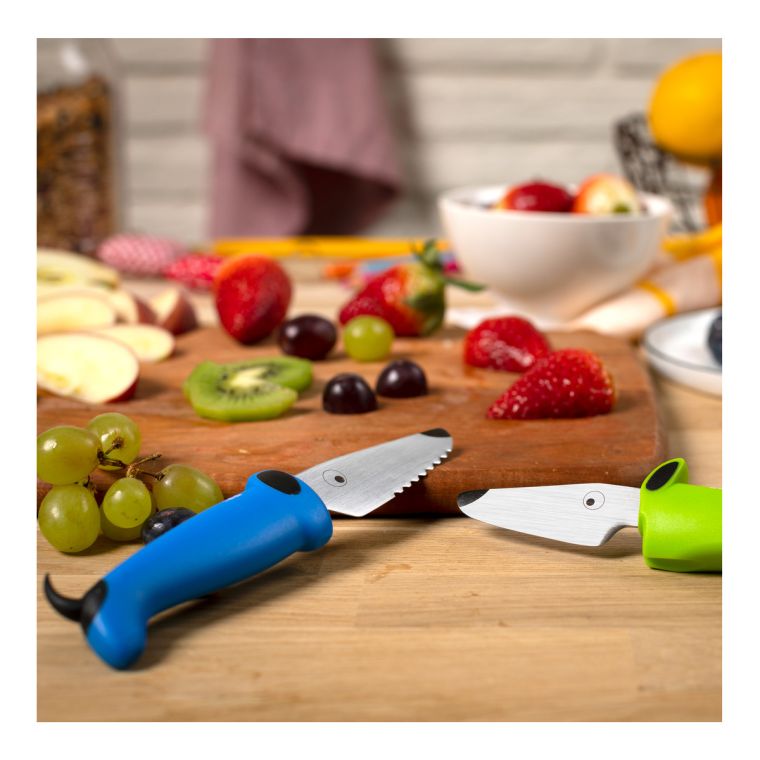 Kindermesser-Set grün/blau – Bild 4
