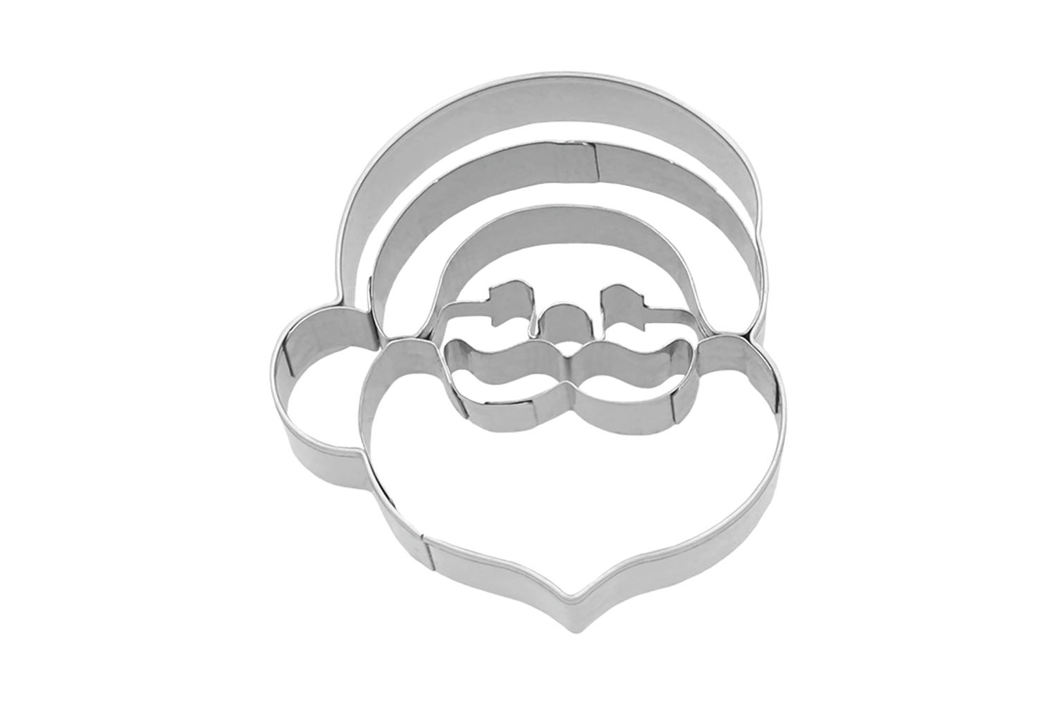 Ausstecher Weihnachtsmann Kopf