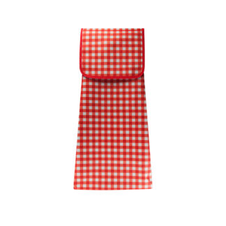 Einkaufstrolley-Tasche Vichy rot