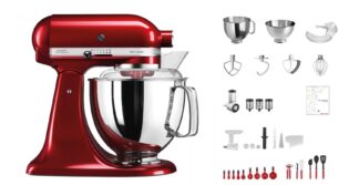 Kitchenaid KSM200 Set liebesapfelrot