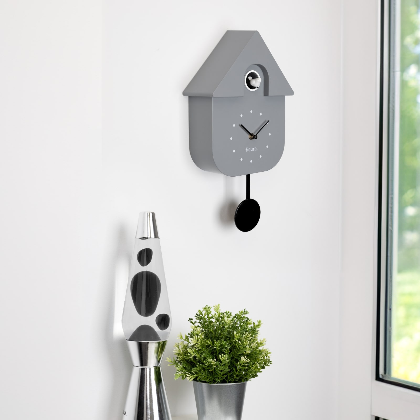 CUCKOO CLOCK grey & black – Bild 2
