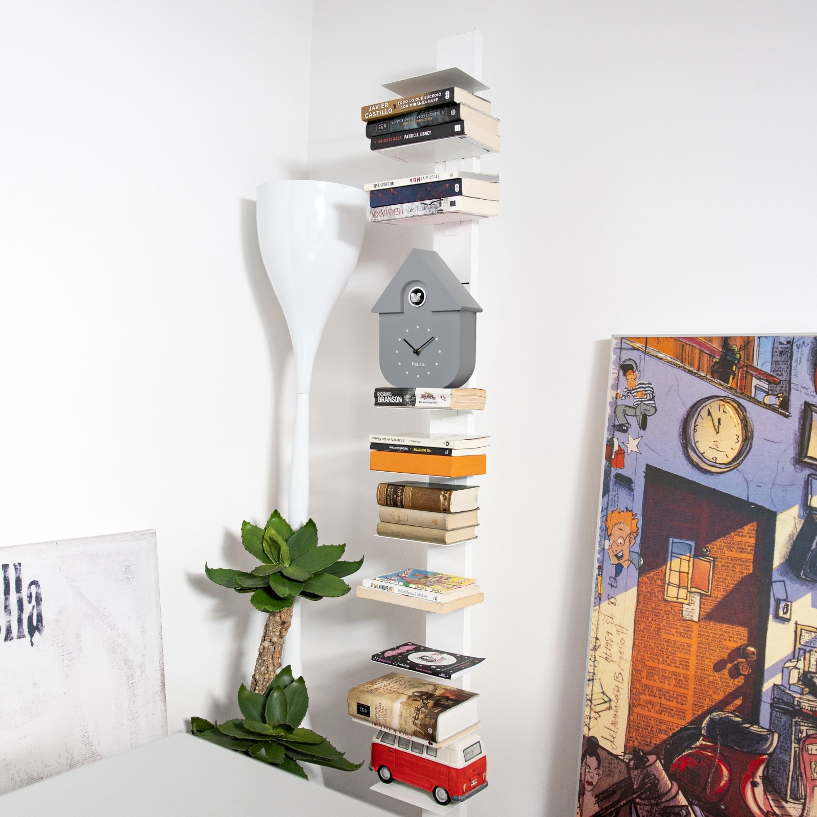 CUCKOO CLOCK grey & black – Bild 3