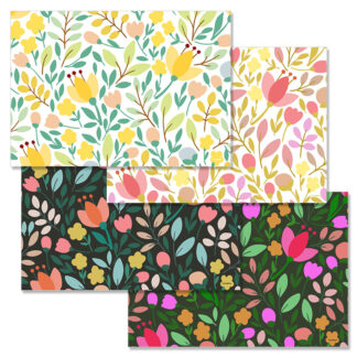 Papiertischset Spring
