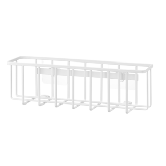 Klebehaken-Mehrzweckkorb L weiss