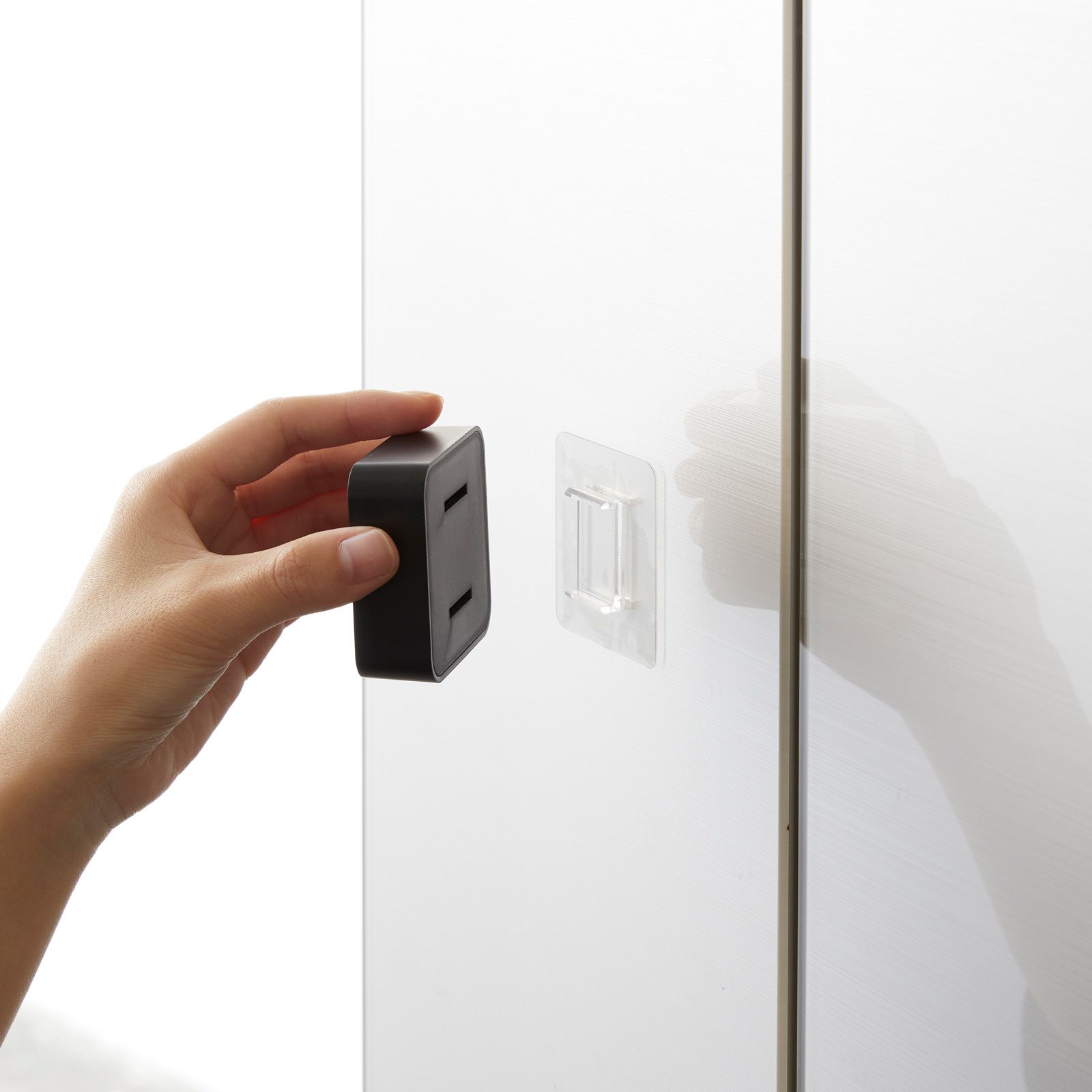 Klebehaken-Handtuchhalter schwarz – Bild 3