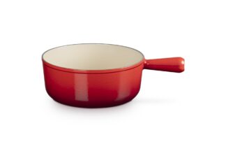 Fonduekachel 24cm kirschrot