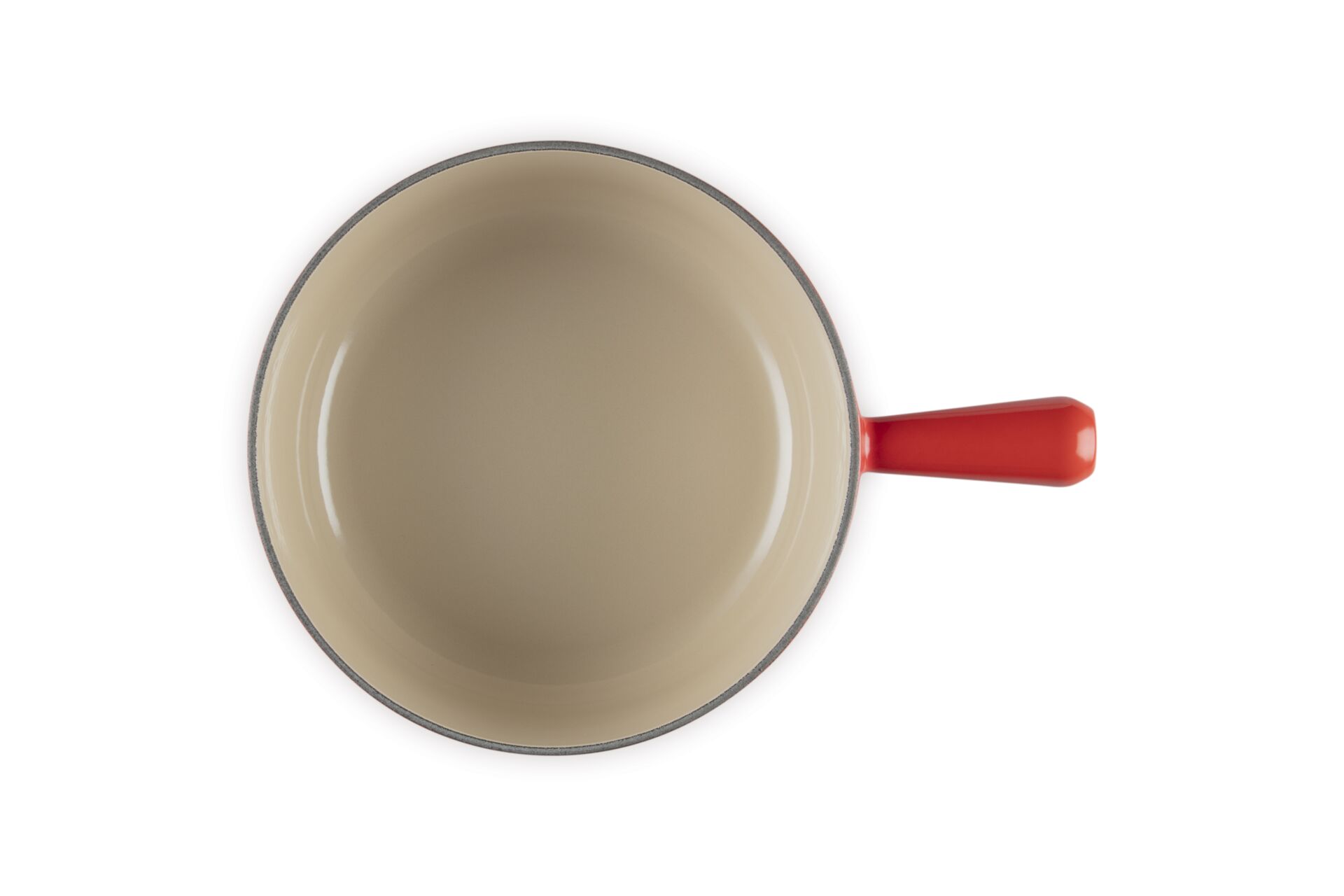 Fonduekachel 24cm kirschrot – Bild 5