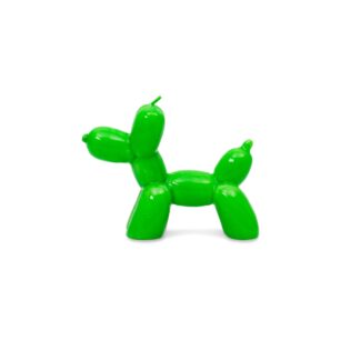 Kerze BALLOON DOG grün