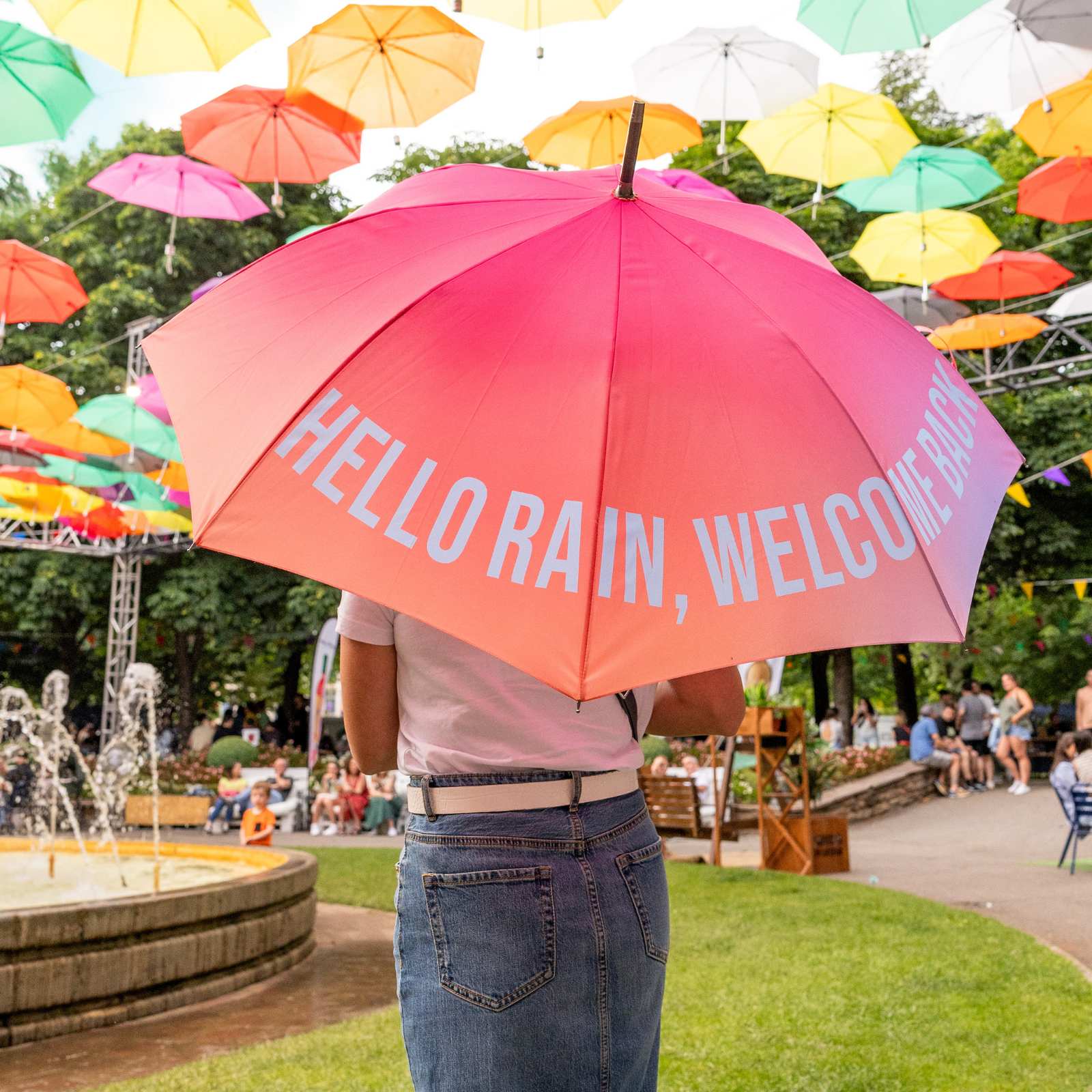 Regenschirm RAIN WELCOME BACK – Bild 4