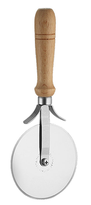 Pizzaschneider mit Holzgriff