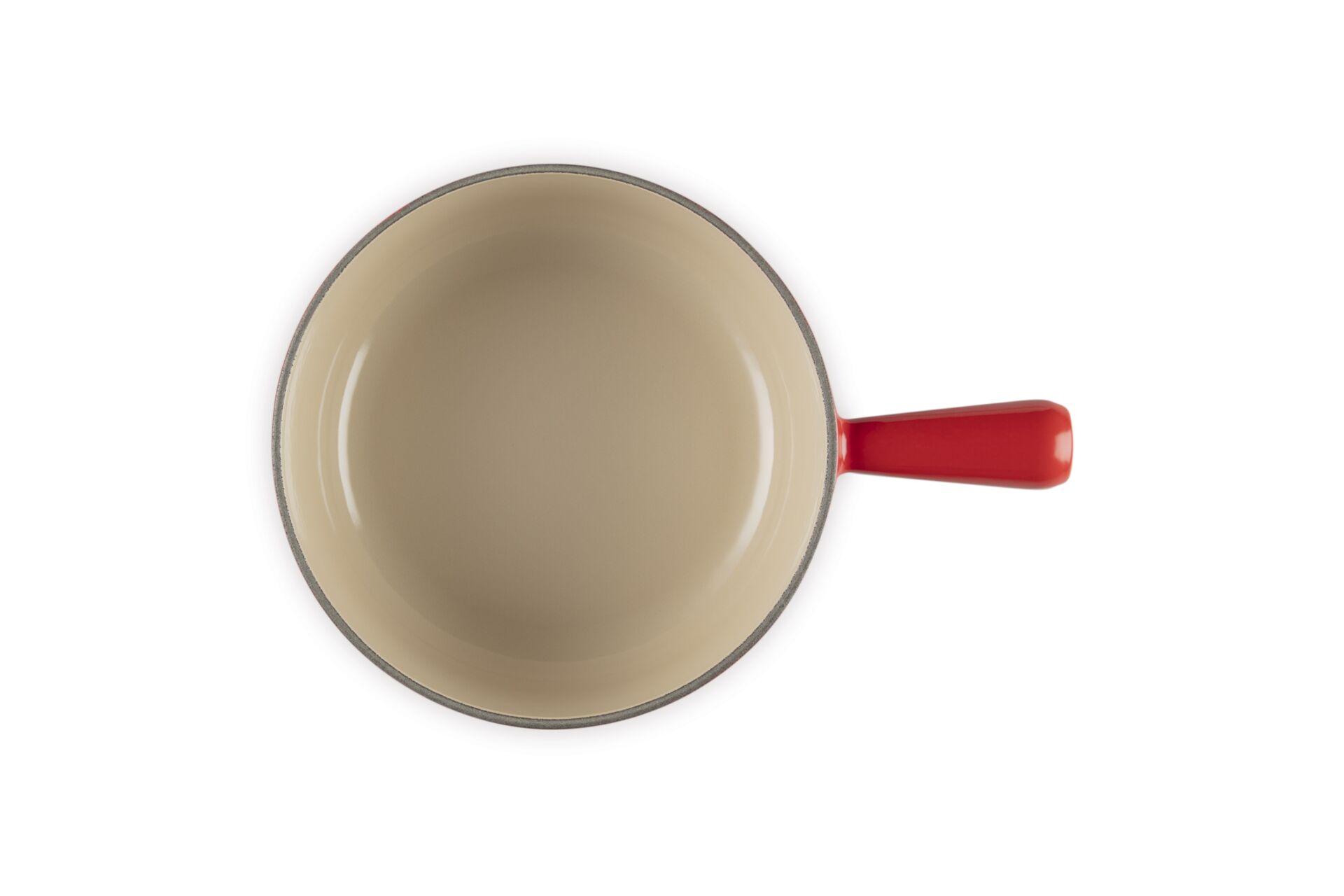 Fonduekachel 22cm kirschrot – Bild 4