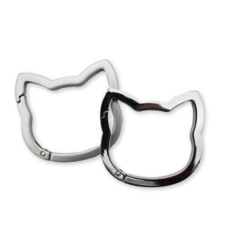 Karabiner-Set KATZE silber