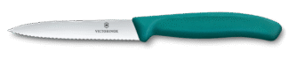 Gemüsemesser spitz 10cm petrol