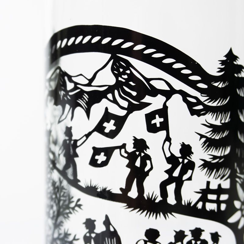 Glasflasche SWISS TRADITION – Bild 2