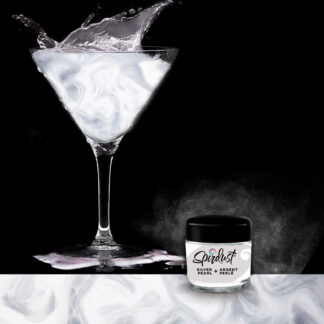 Cocktailglitzer silber