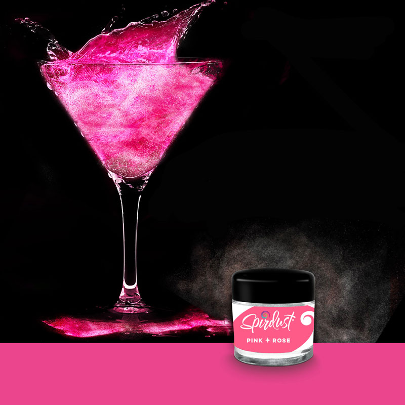 Cocktailglitzer pink