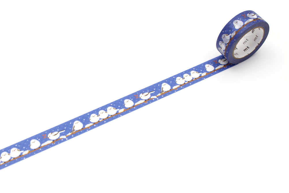 MASKING TAPE long-tailed tit winter