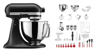 Kitchenaid KSM200 Set eisenschwarz